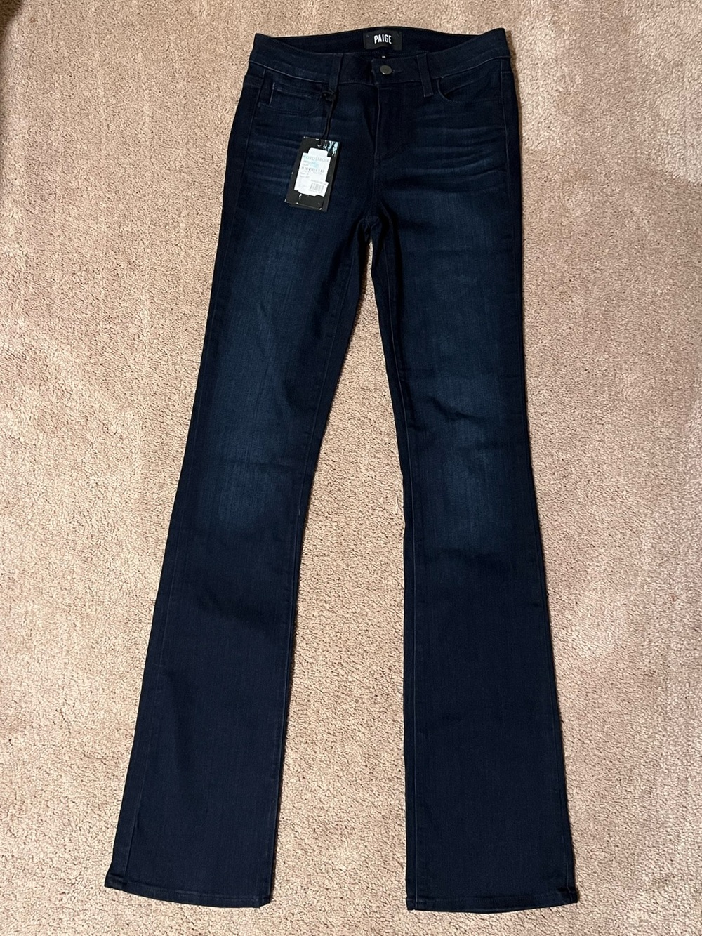 NWT PAIGE Manhattan Mid Rise Slim Boot
